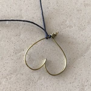 Handmade gold wire necklace 💕